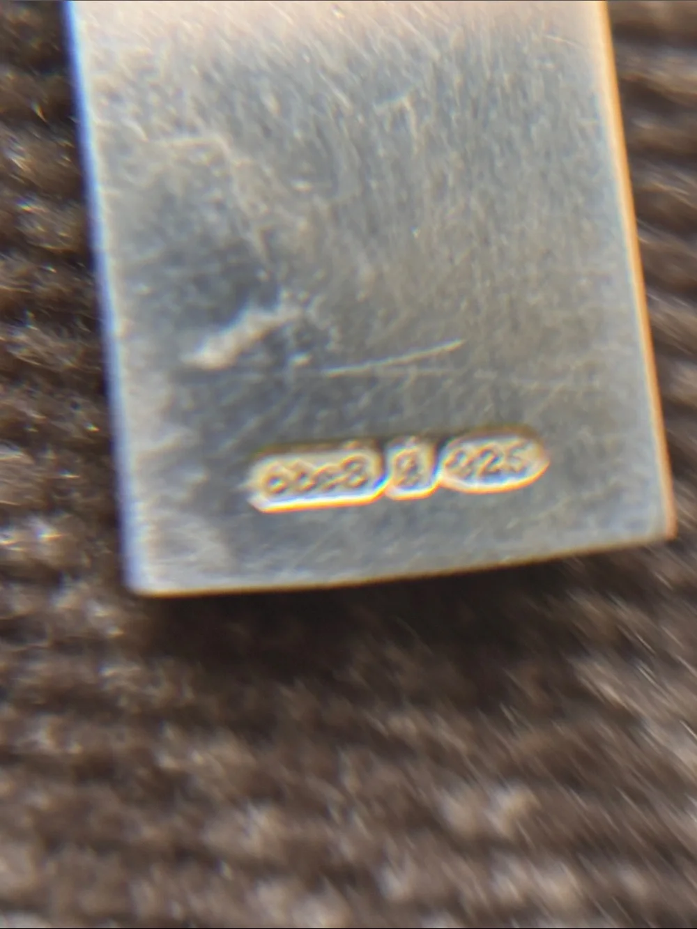 Sterling Silver Rectangular Pendant – Men’s Fine Jewelry